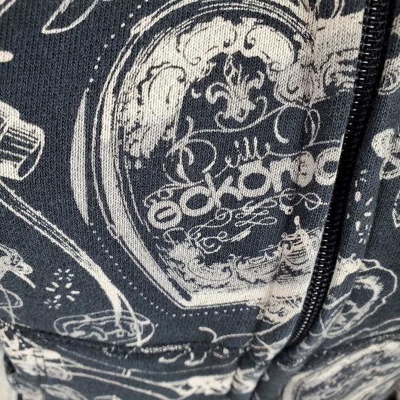 Red by Marc Ecko Hoodie Black Beige Size Medium - Picture 9 of 13